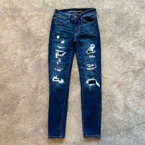 AE next level stretch Jean distressed